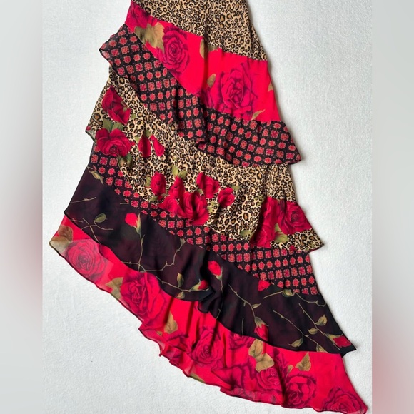 Vintage Victoria’s Secret Tier Rose Maxi Dress - Picture 7 of 12